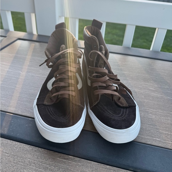 Vans Men’s Sk8-Hi Brown Suede High-Top Sneakers size 10.5 - Picture 2 of 8